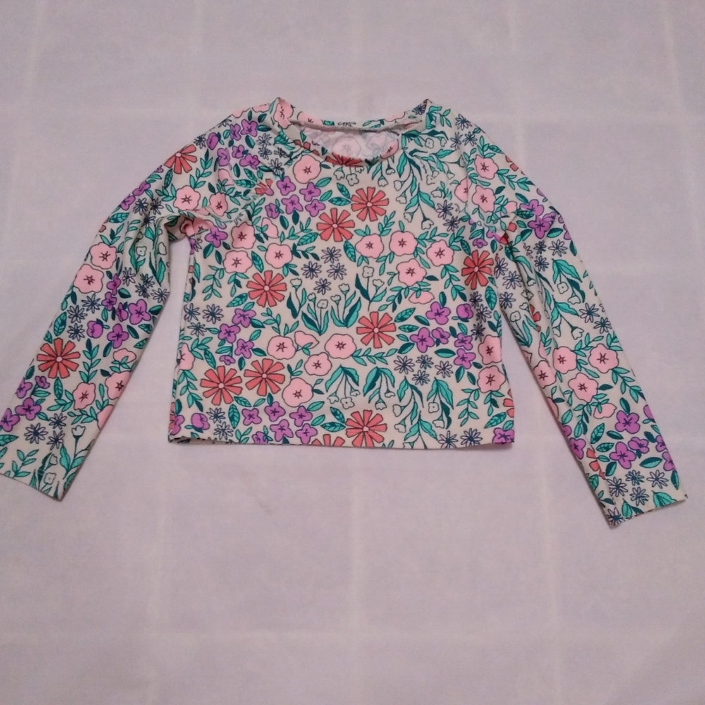 Cat & Jack Swim Rashguard Long Sleeve 5T